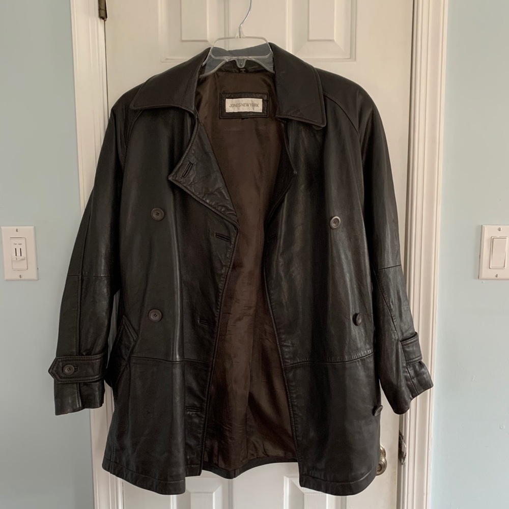 Jones New York Leather Jacket
